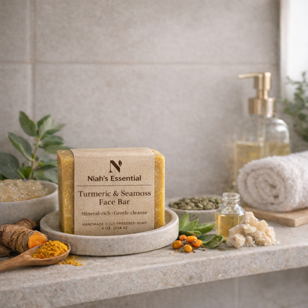 Turmeric & Sea Moss Face Bar