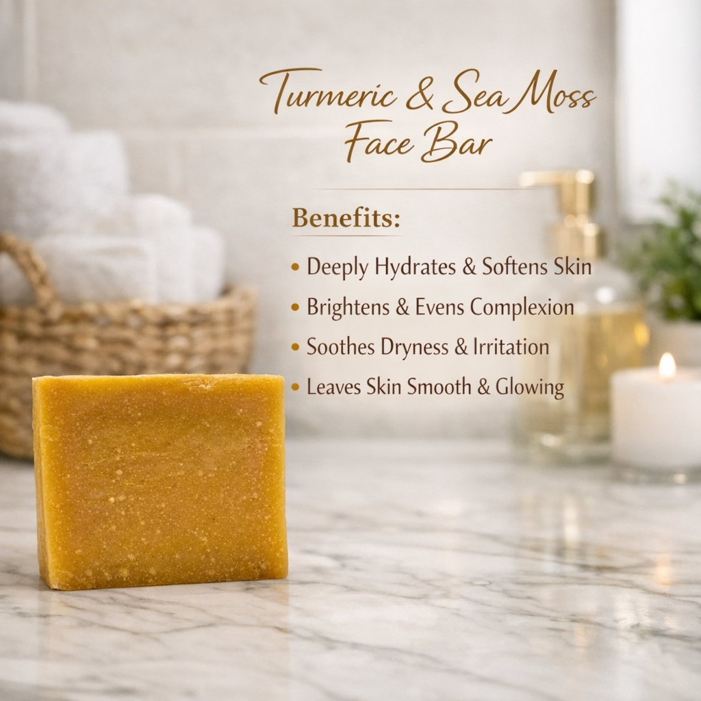 Turmeric & Sea Moss Face Bar